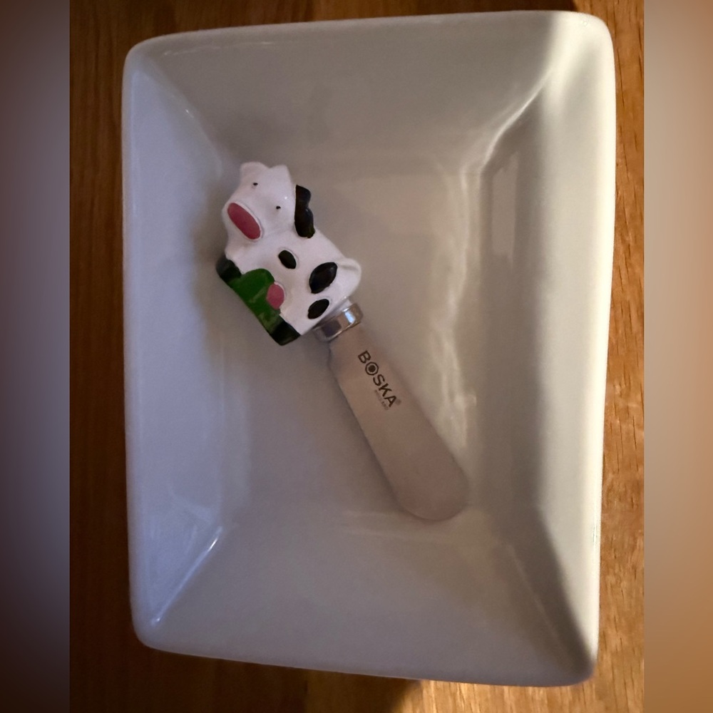 Boska Cheese Knife with Cow Design